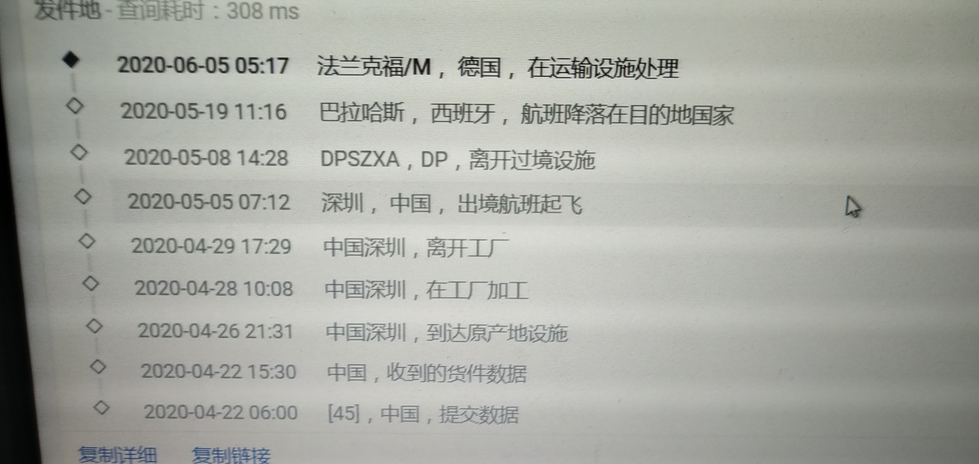 欧洲航空时效