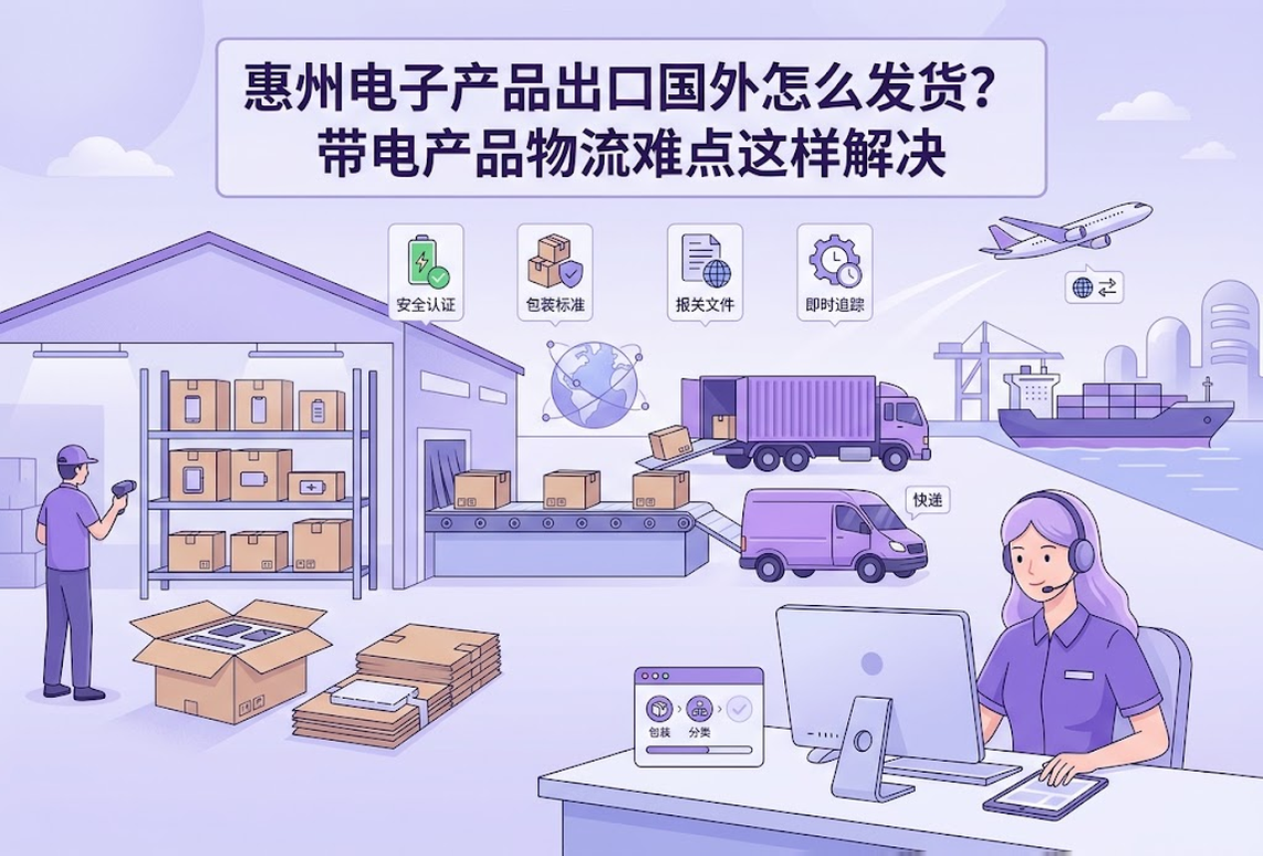 惠州电子产品出口