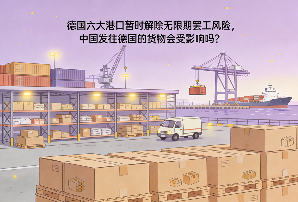 德国六大港口暂时